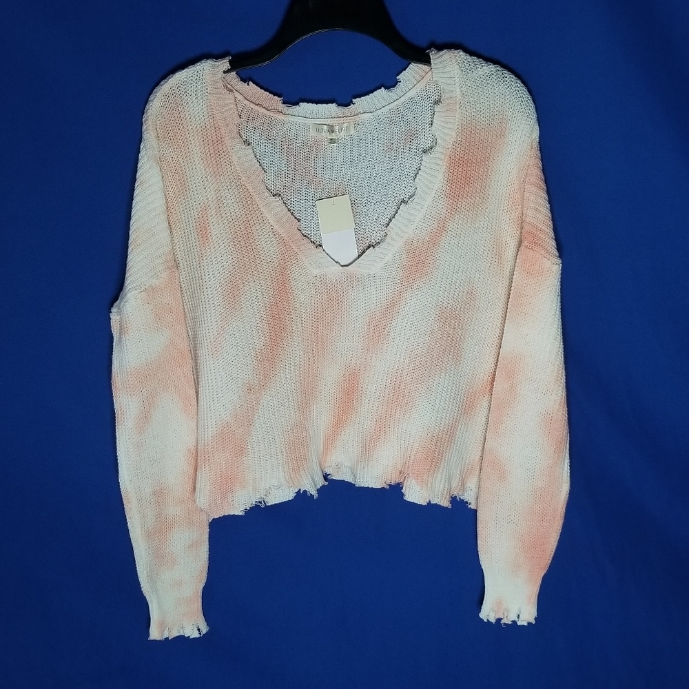 Ultra Flirt Juniors' Tie-Dyed Sweater